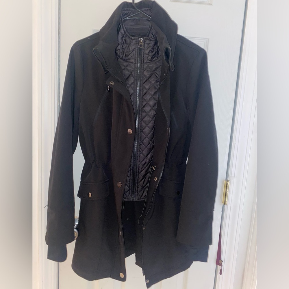 Rainproof Double black jacket